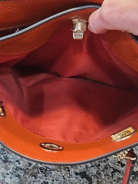  Coach Turnlock Chain Tote 27 - COA - Picture 15 of 16